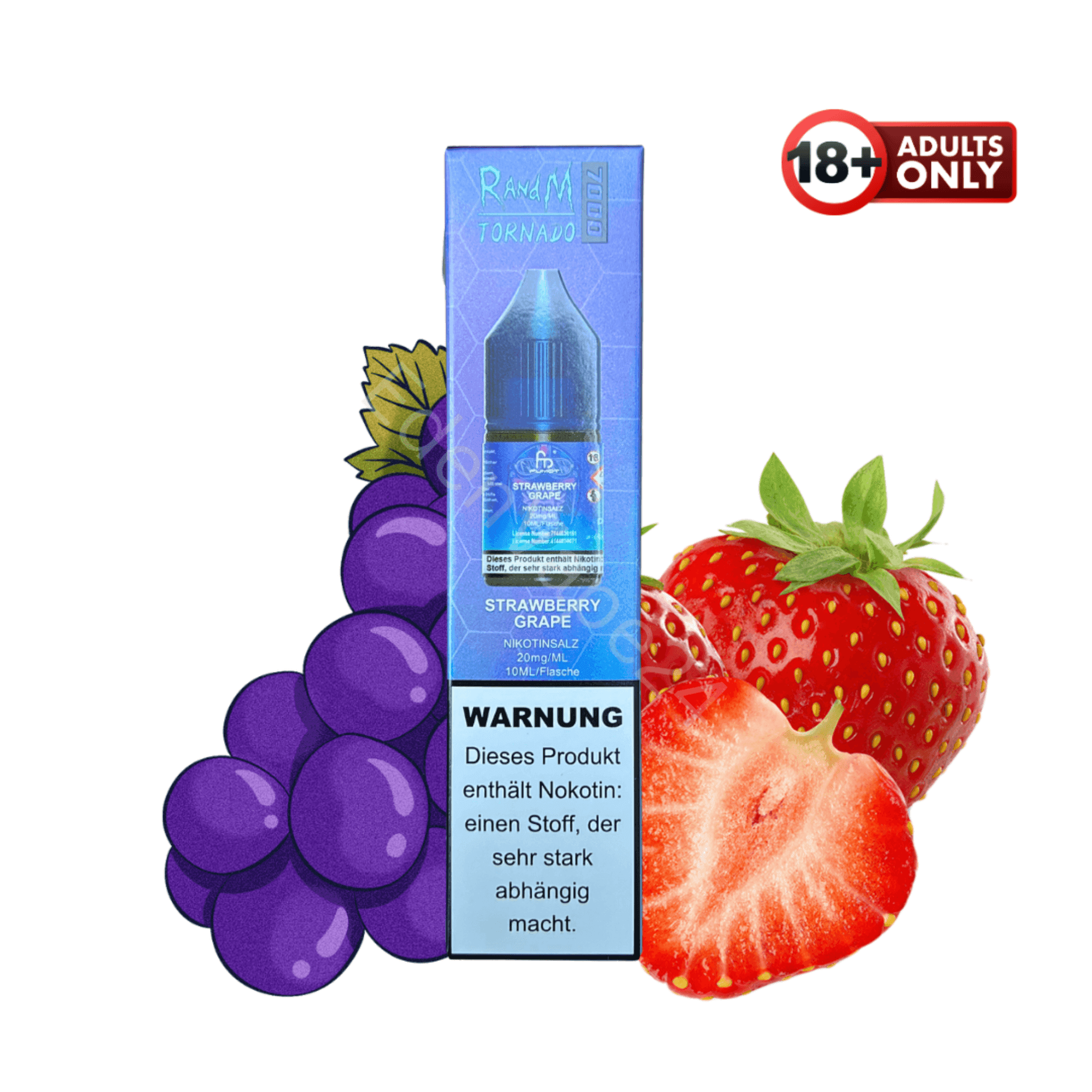 RandM Tornado 7000 Liquid - Strawberry Grape - EdenVape24